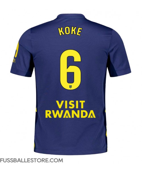 Günstige Atletico Madrid Koke #6 Auswärtstrikot 2025-26 Kurzarm Günstige Atletico Madrid Koke #6 Auswärtstrikot 2025-26 Kurzarm